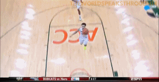 theworldspeaksthrough14:  Shane Larkin off the glass to Kenny Kadaji While LeBron