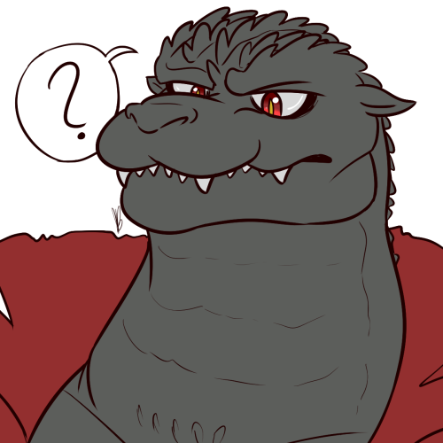 Maybe a slight continuation from my last comic. Godzillo hires him on the spot.