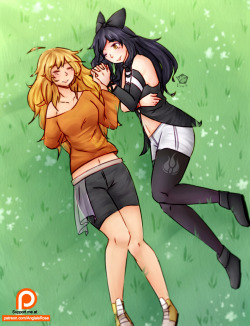 anglaisrose:  Commission for @ej-the-cat Cutesy Bumbleby picture uwu.  Find my Commission Info &gt; here &lt;Please support me on PATREON. Patrons get access to: * High-Resolution File* Lineart Download (ŭ+ Tier)* SAI File Download (บ+ Tier) 