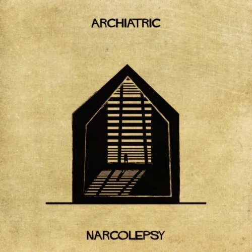 Using Architecture To Explain 16 Mental Illnesses And Disorders. Archiatric by Federico Babina.