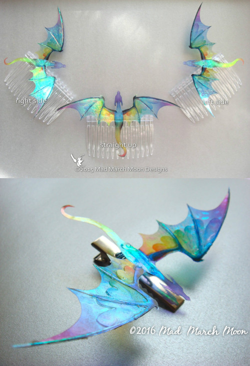 sosuperawesome: Sarah Evans uses layers of iridescent acetate to make mobiles, suncatchers, costume