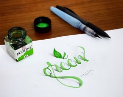 mymodernmet:  New 3D Calligraphy Creations