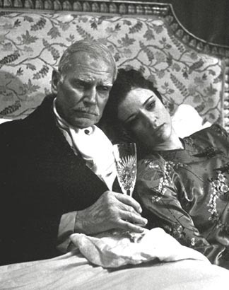Laurence Olivier and Diana Quick in “Brideshead Revisited”, tv series, (1981)
