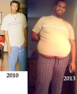 chubstffr:  bearguy91:  200lbs vs 365lbs  work in progress I hope…. keep up the good work and eat well ;-) 