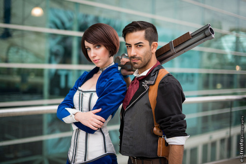 sakafai:  Awesome as ever Elizabeth & Booker (Bioshock Infinite cosplay). Photo by The Erik Estr