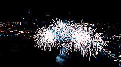 probablyreyna:gif request: eighty-ninth asked: capheus, will, and sun watching fireworks