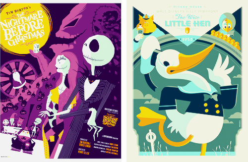 mickeyandcompany:   Disney posters by Tom Whalen 