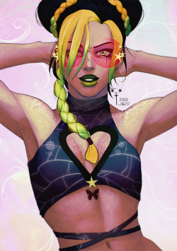 andajojo:A sparkle and glam Jolyne commission