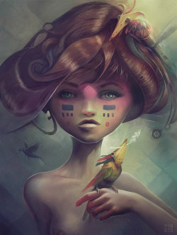 artissimo:  birdgirl by robert grafstr  mSpectrum