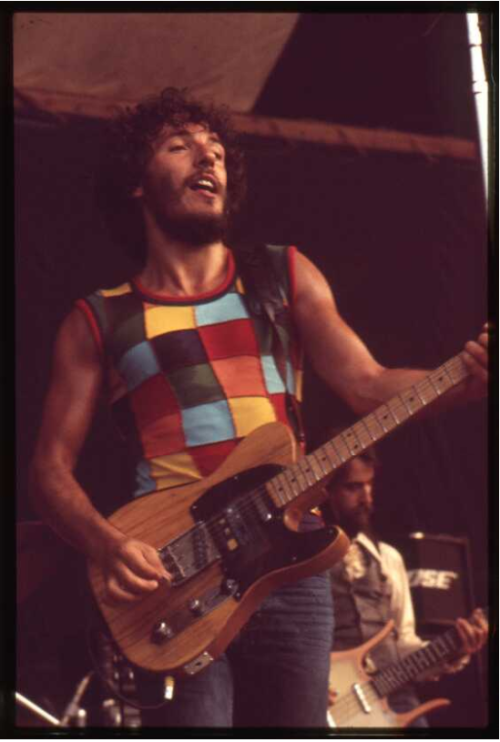 brucespringsteen: Bruce Springsteen onstage at the Music Inn, 1975 by Jeff Albertson