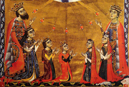Leon II, King of Armenia, Queen Keran and their five children, 1272