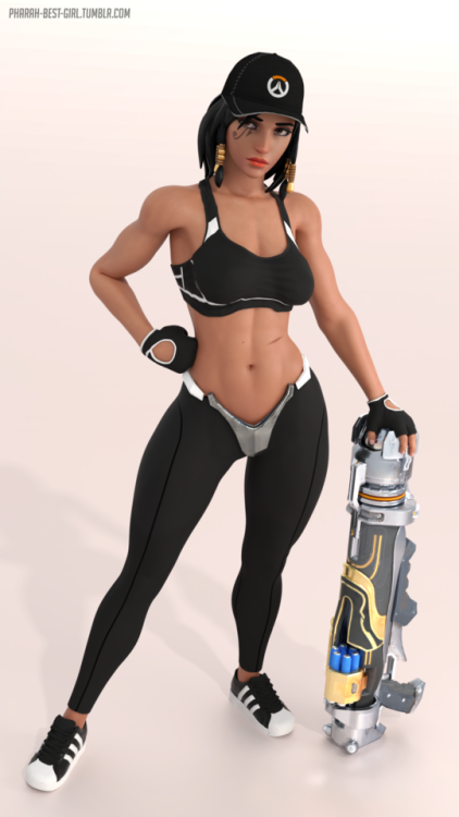 Pharah pinup #15I finally finished adding the ASP skin to the new model so here’s a simple render of it (and some variations because why not). This was the last major piece of content I wanted to add. All that’s left now is polishing and testing