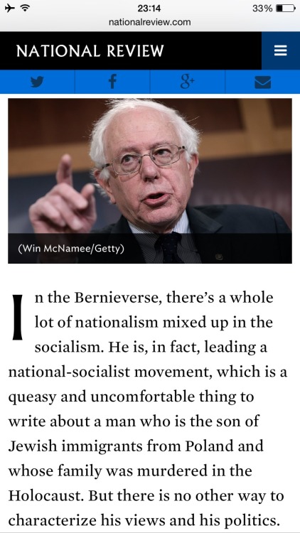 guillemott:fegeleh:the national review straight up called bernie sanders a nazi… i literally dont ev