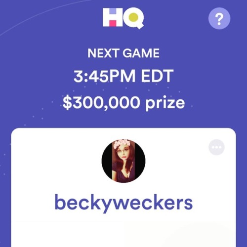 Come play #hqtrivia today at 3:45p EDT! There&rsquo;s huge prize money today and @dwaynej0hnson 