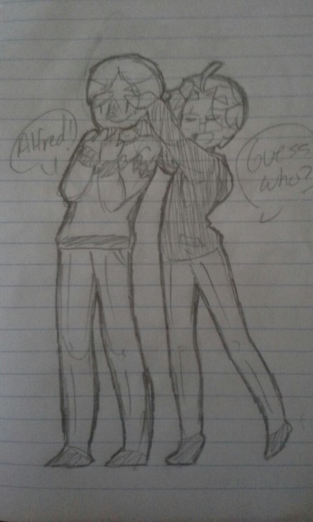 blue-glass-frame:  Pfft its okay but my art style ends up looking like other peoples… Enjoy art of my otp