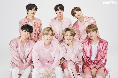 BTS IN PINK