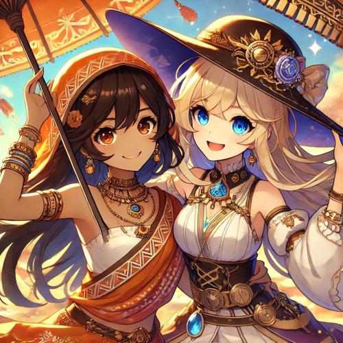Hehe I Asked Chatgpt To Generate A Picture Of Me And Navia As If We Were In Genshin. Asked Them To Keep