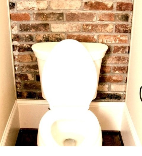 Powder Room - Traditional Powder Room