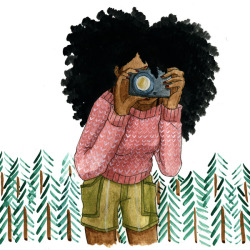 fyblackwomenart:  Say Cheese by Coily And