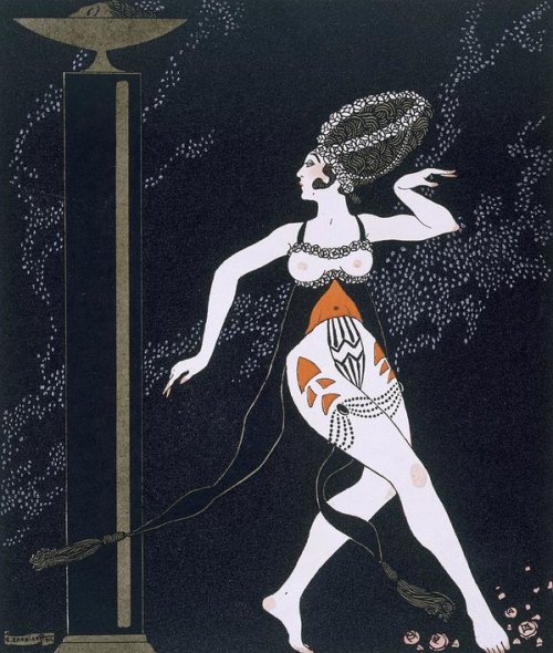 the-evil-clergyman:Salome by Georges Barbier (1914)