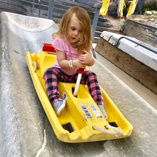 Alpine Slide - Year 2! My dad took me on The Gondola for my first ever gondola ride to the top of @winterparkresort too! Can’t wait to go to sleep and wake up to snow ❄️! (at The Gondola)https://www.instagram.com/p/B13pp_Pl87S/?igshid=1c80ompemcxnx