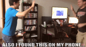 markipliergamegifs:  Omg that little Warfstache was the cutest ever! The way he waved Tiny Box Tim’s hand! Too cute~  The Cutest Little Warfstache 