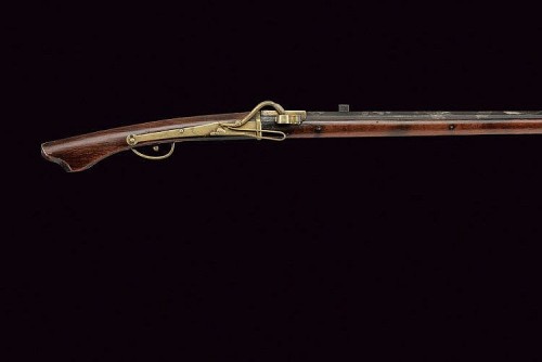 Japanese matchlock musket, 19th century.