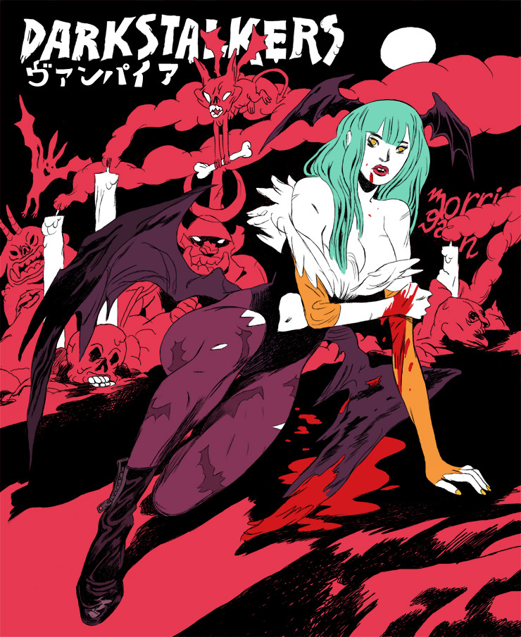 loic-locatelli:  Morrigan (モリガン) from Darkstalkers (ヴァンパイア) 