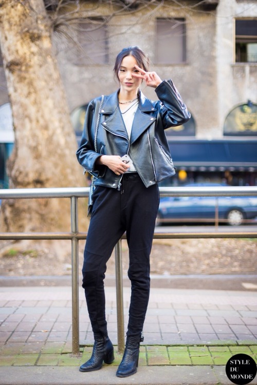 brownskinclub:  Xiao Wen Ju has the best street style 