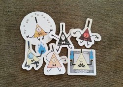 Classykatelyn:  First Attempt At Making My Own Stickers! Lots Of Bill Ciphers. Uwufyi