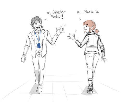 sketchupnfries: Felt like drawing a Control AU for Severance since there’s a lot of visual sim