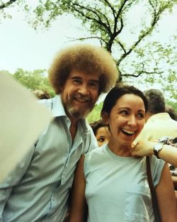 historycoolkids:Bob Ross with a fan, Central