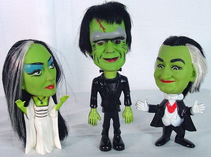 cryptofwrestling:  Remco’s The Munsters Dolls(1964) 