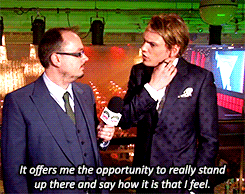 peetamellarkthebaker:  &ldquo;It’s nice for me to do the music, you know. We