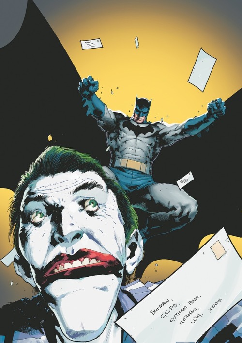 gothamart:  Batman and Joker by Trevor Hairsine