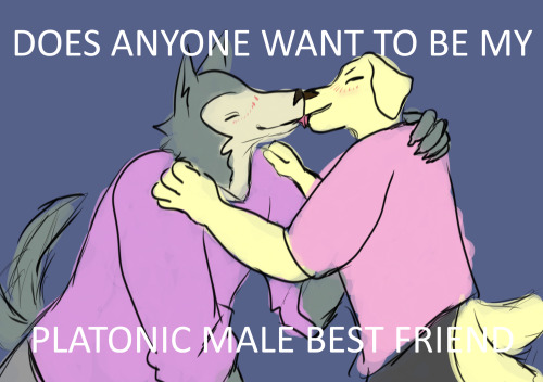 Hmm...yea....totally Platonic.......