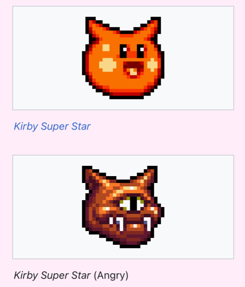 kirby enemy sprites