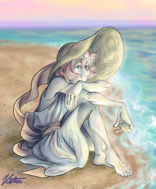 biggerexpense:  I’ve been wanting to draw pearl in a sun hat since forever. (I’m not good with scenery or backgrounds in general so sry) 