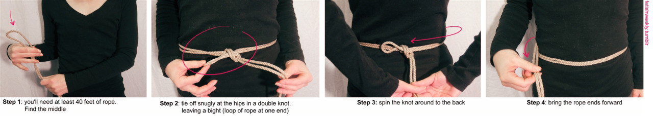 fetishweekly:  Shibari Tutorial: Half Turtle ♥ Always practice cautious kink! Have