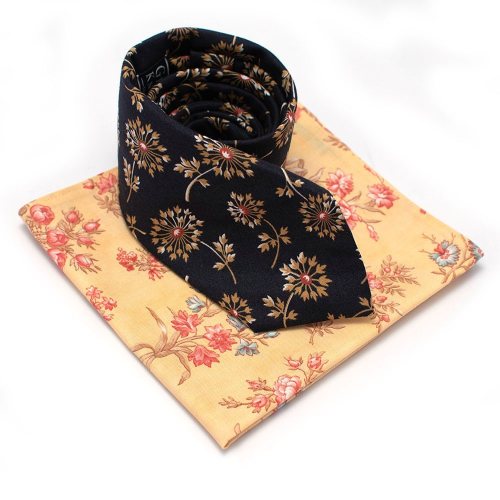 Unique and limited. The Moonstone Floral Tie and Vintage Golden Farms Square. #newarrivals #shopsmal