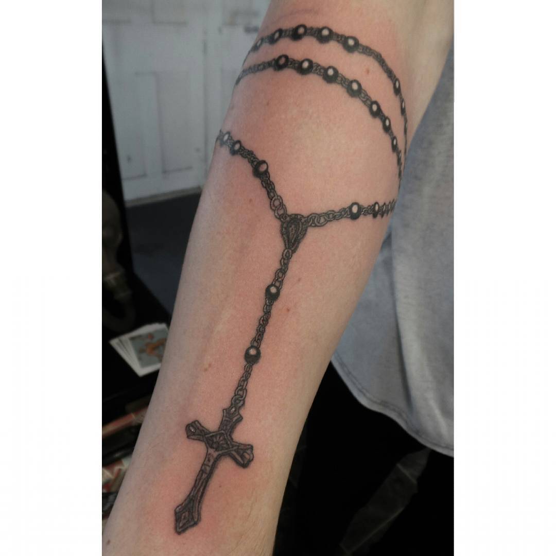 Rosary Wrap Tattoo  tattoo fyp tattooideas tattooartist  Tattoo  Artist  TikTok