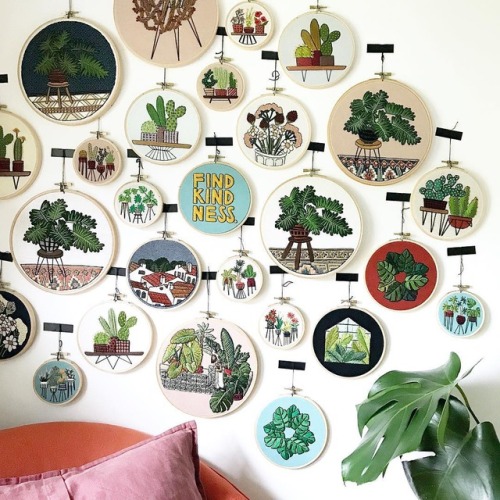 sosuperawesome:  Embroidery Hoop Art, Embroidery porn pictures