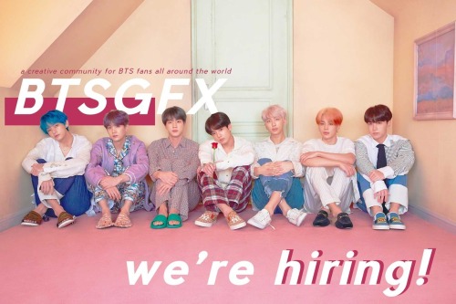btsgfx:  [NOTICE] BTSGFX Admin Recruitment We are looking for up to 3 admins to be @btsgfx team. If 