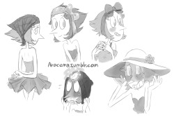 aracema:  Drawings for an AU my twin made