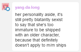 yeah agreed and it NEVER applies to m/m shipsi porn pictures