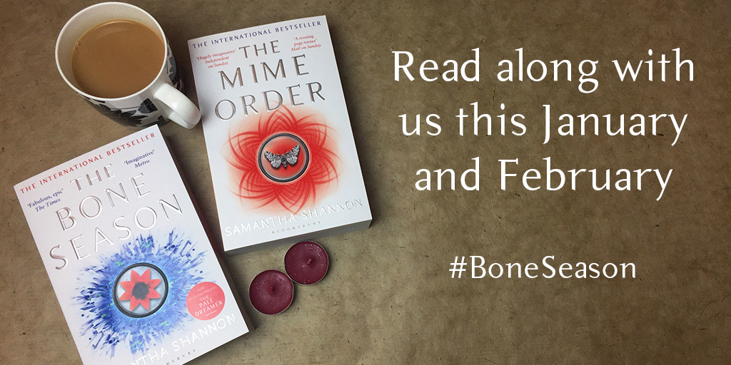 Join us tomorrow for a Bone Season read-along! More info