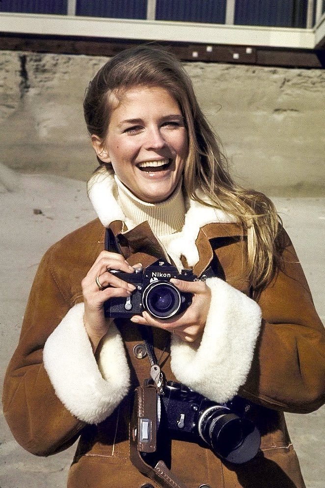 Candice Bergen photographed by Julian Wasser, 1969.