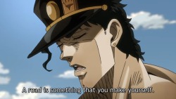kykiske:  &ldquo;jotaro doesnt do anything cool&rdquo; they said