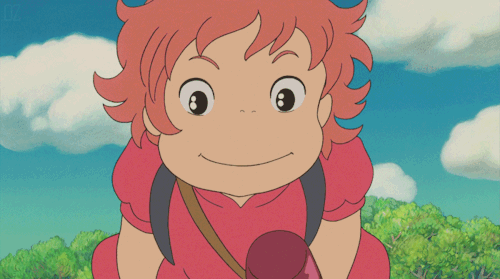 Ponyo’s optional GIFs for Ghibli Card.