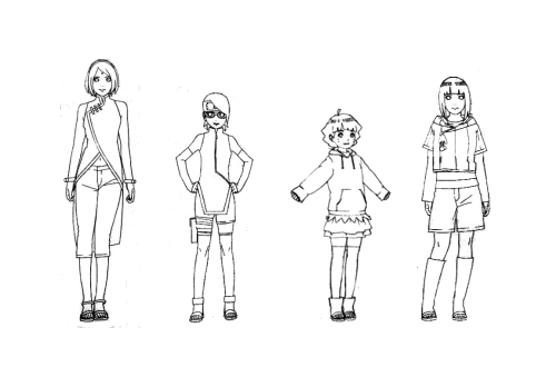lady-nounoum:  I love how their clothes are matched
